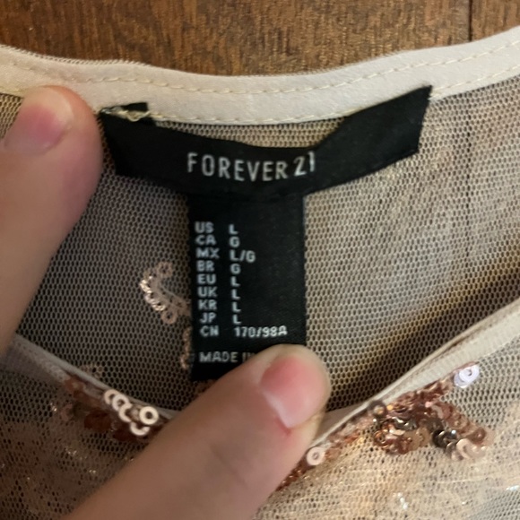 Forever 21 Overlay Sequin Dress! Never worn! - Picture 2 of 3